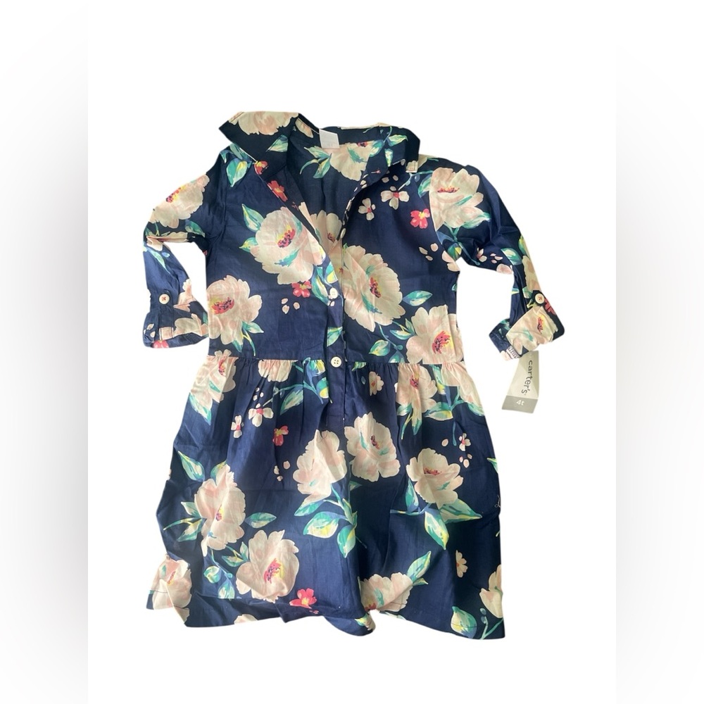 Girls Floral Pattern Dress